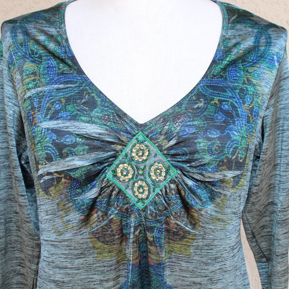 One World Multicolor Tunic - Picture 2 of 6
